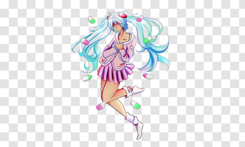 Hatsune Miku Vocaloid Blog - Watercolor Transparent PNG