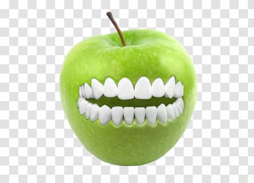 Tooth Pathology Dentistry Dentures Dental Extraction - Apple Teeth Transparent PNG