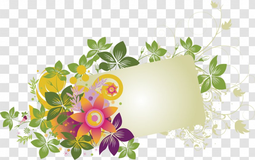 Clip Art - Floral Design - Trend Border Transparent PNG