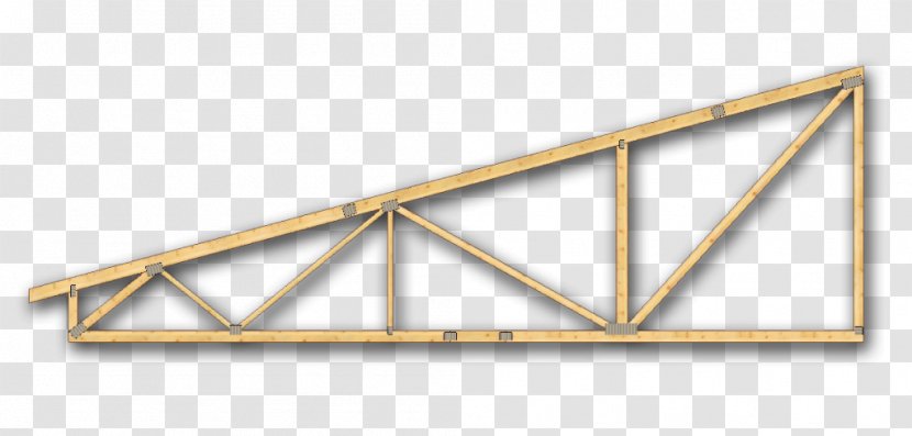 Timber Roof Truss Wood Building - House Transparent PNG