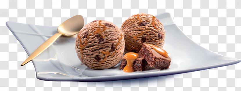 Chocolate Ice Cream Brownie Sorbet - Kulfi Transparent PNG
