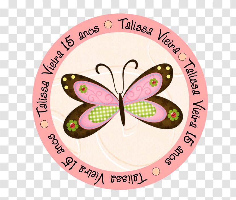 Pink M - Insect - Botton Transparent PNG