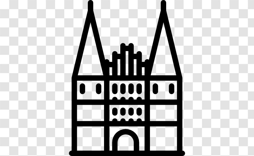 Holstentor Download Clip Art - Symbol - Monochrome Photography Transparent PNG