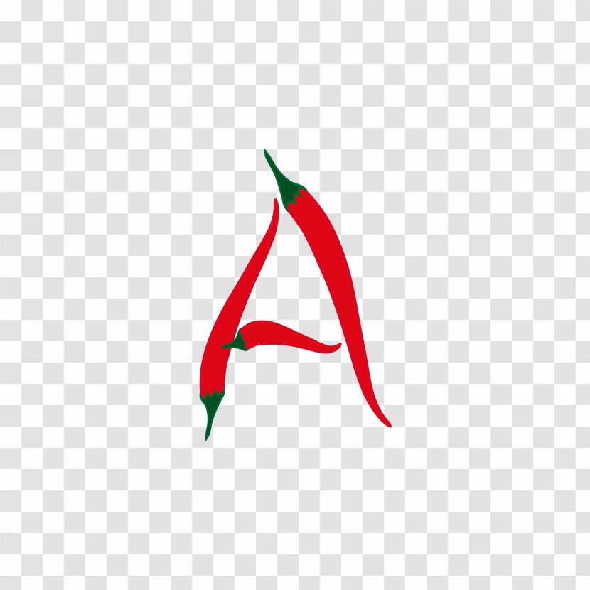 Letter Alphabet - Pepper A Transparent PNG