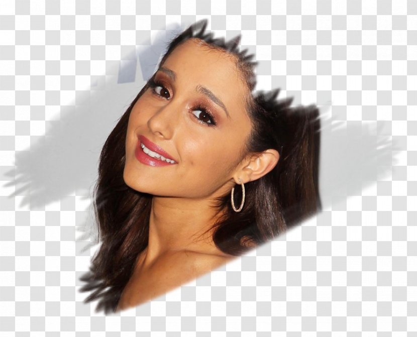 Ariana Grande YouTube Brown Hair Hairstyle - Heart Transparent PNG