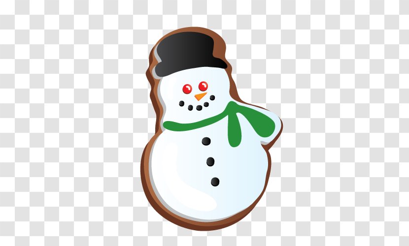 Icing Candy Cane Sugar Cookie Clip Art - Flour - Vector Snowman Cookies Transparent PNG