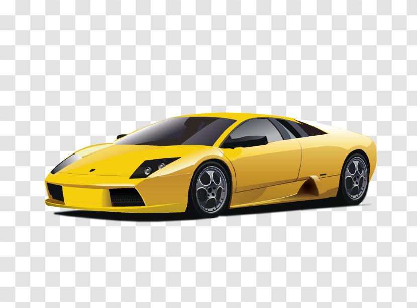 2012 Lamborghini Aventador Sports Car Gallardo - Yellow Transparent PNG