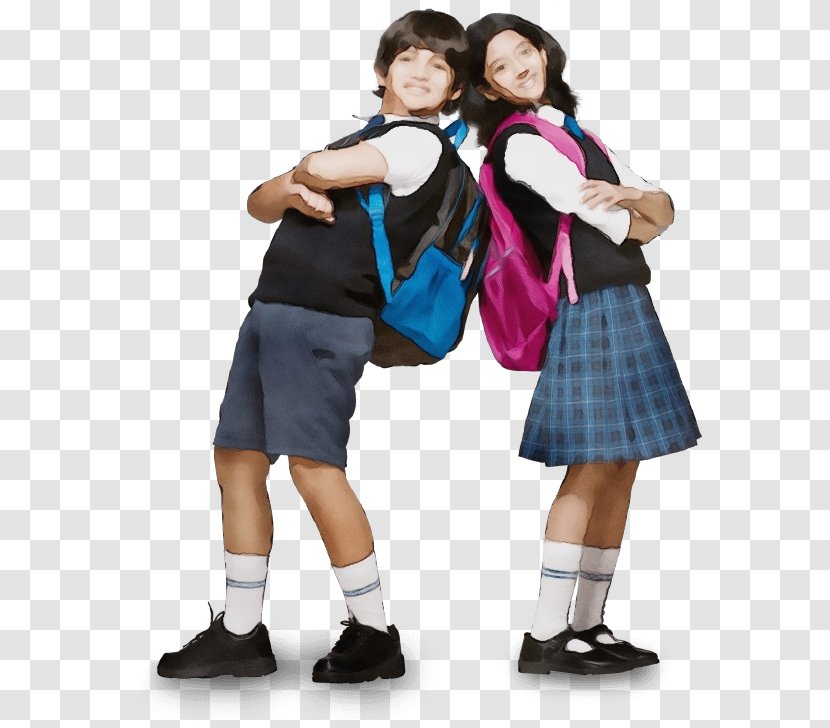 School Supplies Cartoon - Uniform - Costume Clothing Transparent PNG