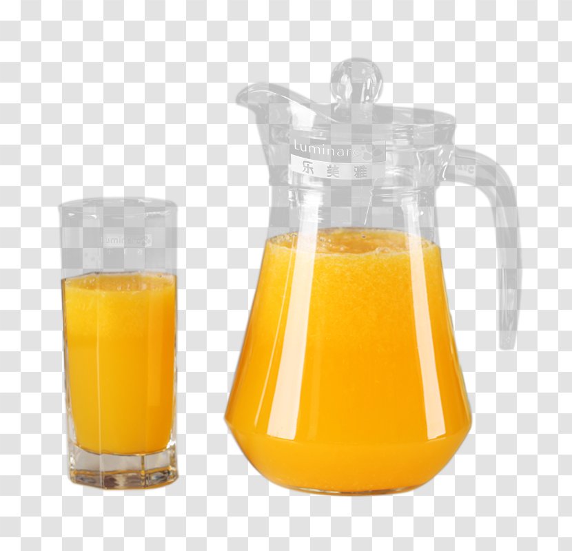 Orange Juice Jug Drink Pitcher - Kettle - Tie Pot,Juice Bar Pot,Tie Pot And Cups Transparent PNG