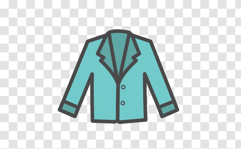 Sleeve Jacket Outerwear - Blue Transparent PNG