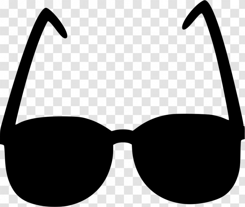 Sunglasses Fashion - Monochrome - Glasses Transparent PNG