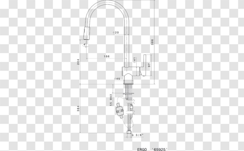 Plumbing Fixtures Drawing Line Angle - Household Hardware - Double 11 Presale Transparent PNG