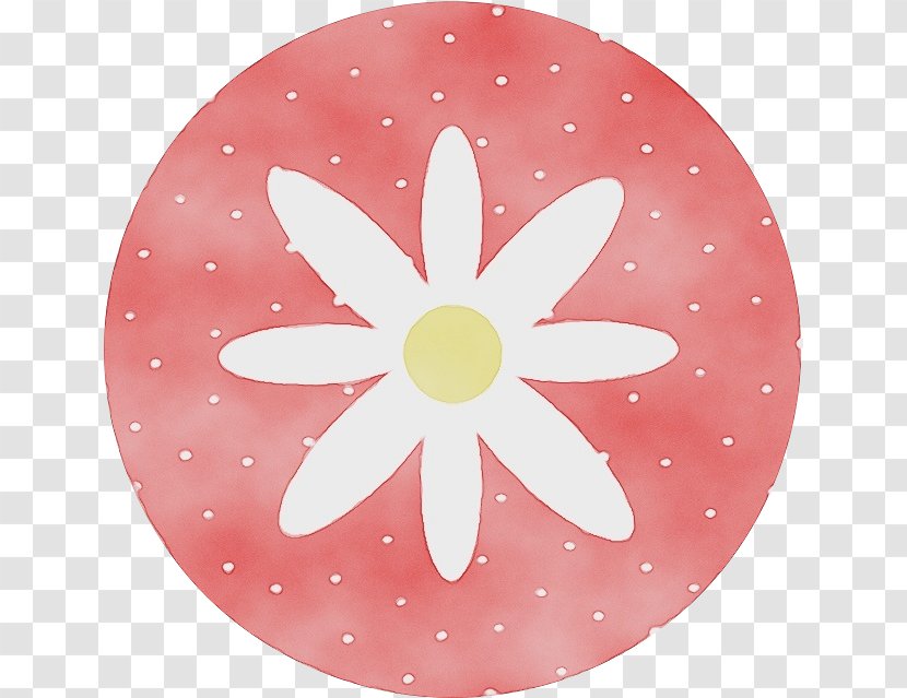 Pink Flower Cartoon - Plate - Wheel Magenta Transparent PNG