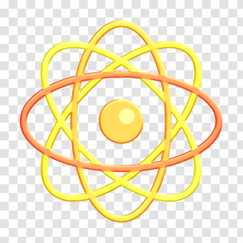 Education Elements Icon Nuclear Physics - Yellow - Symbol Transparent PNG