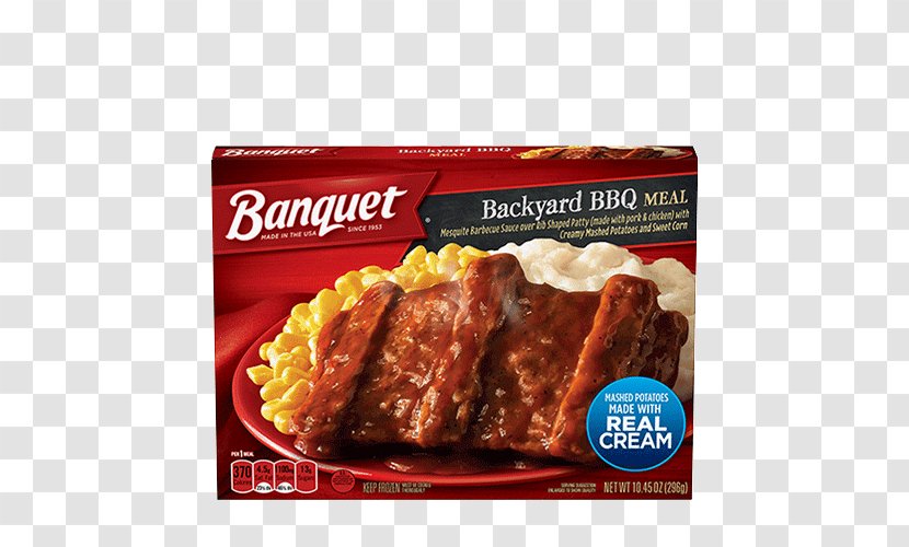 Macaroni And Cheese Barbecue Meatball Salisbury Steak Ribs - Food Transparent PNG