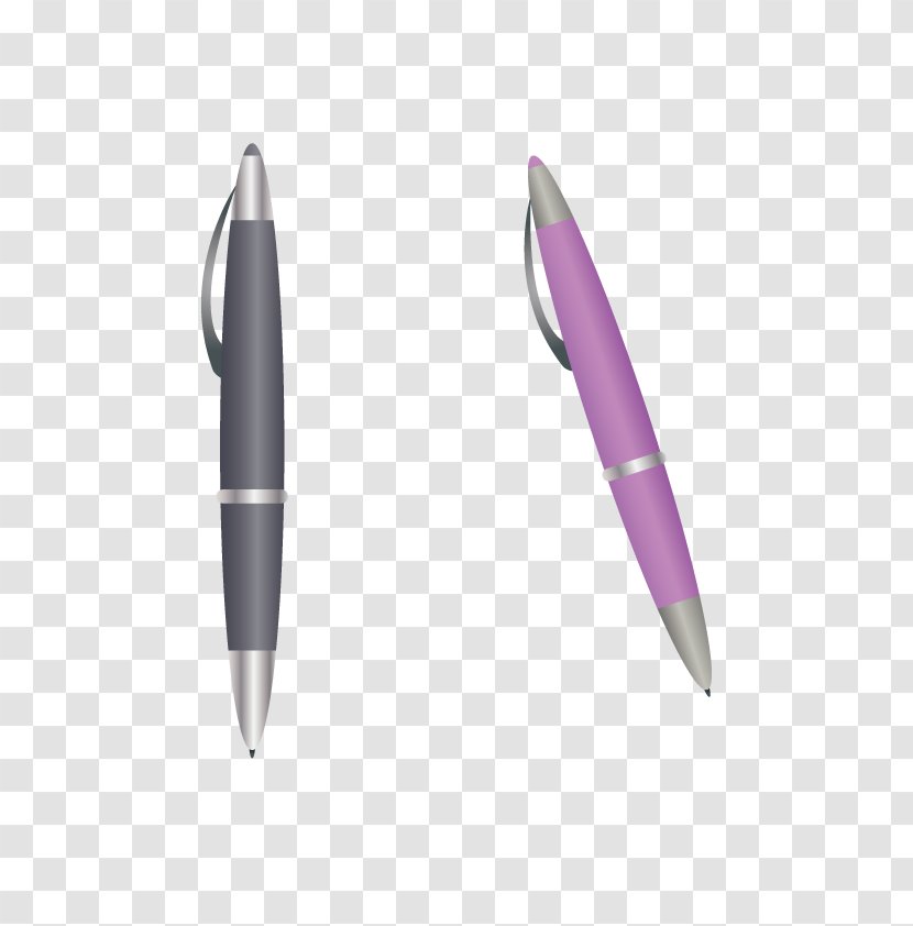 Ballpoint Pen Purple Google Images - Office Supplies - Vector Transparent PNG