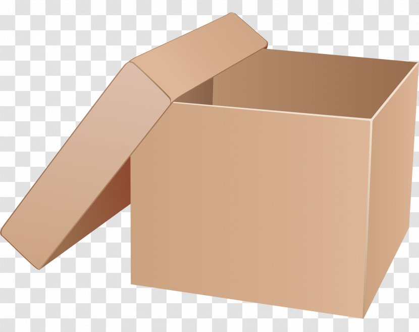 Box Paper Lid Carton - Cardboard Transparent PNG