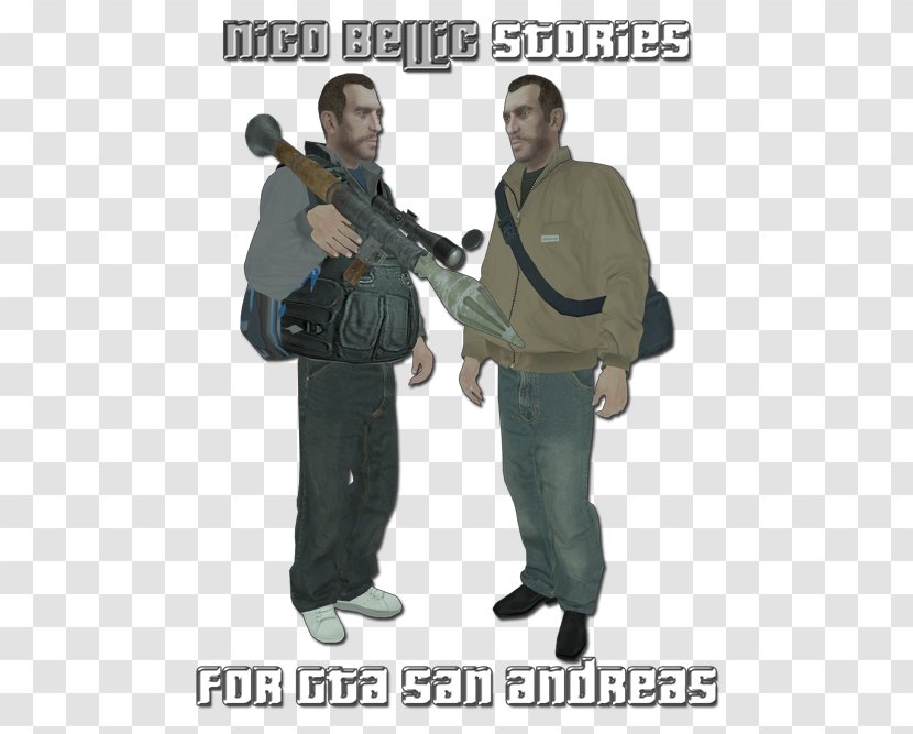 Grand Theft Auto IV Auto: San Andreas Niko Bellic Military Soldier - Protagonist Transparent PNG
