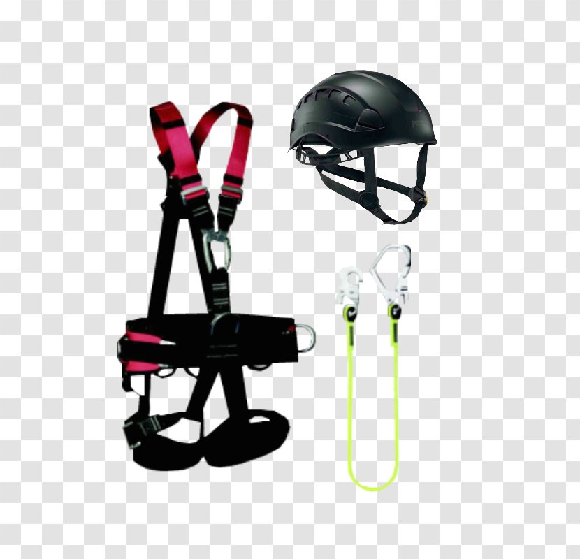 Climbing Harnesses Rope Access Safety Harness Belt - Headgear Transparent PNG