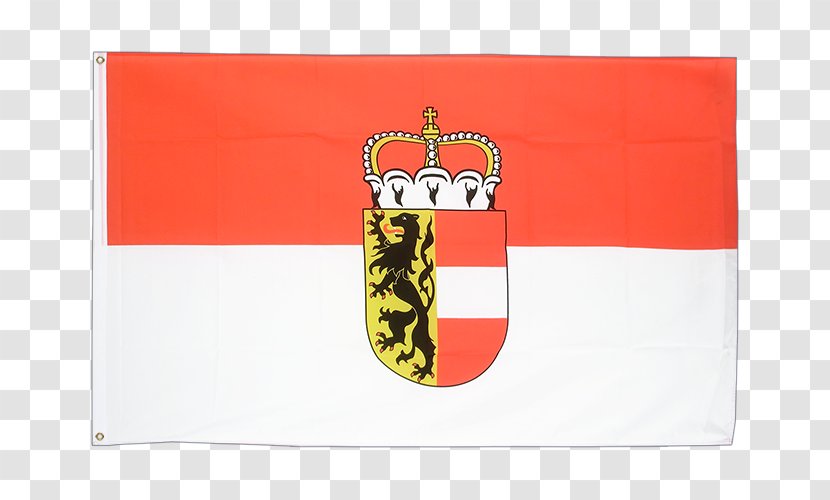 Salzburg Flag Fahne Banner Rectangle - Upper Austria Transparent PNG