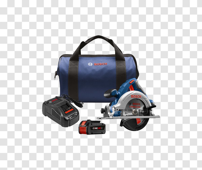 Circular Saw Bosch CORE18V 6.3 Ah Lithium-Ion Battery GBA18V63 Cordless Tool - Power - Scie Transparent PNG