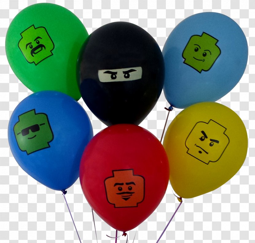 Lego Ninjago Balloon Party Toy Transparent PNG