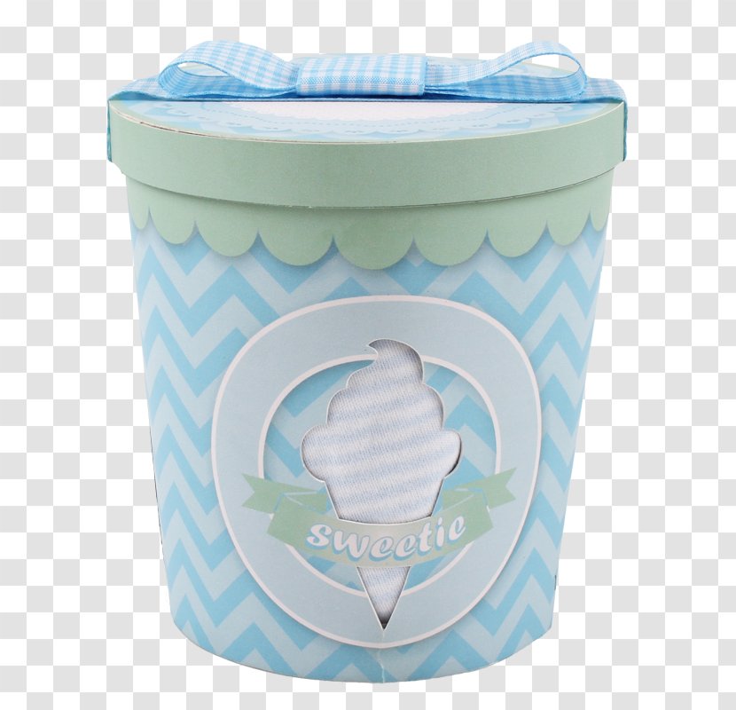 Plastic Mug Lid - Blue - Ice Cream Baby Transparent PNG