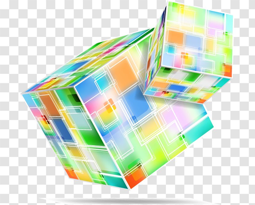 Rubiks Cube Puzzle - Color - Vector Transparent PNG