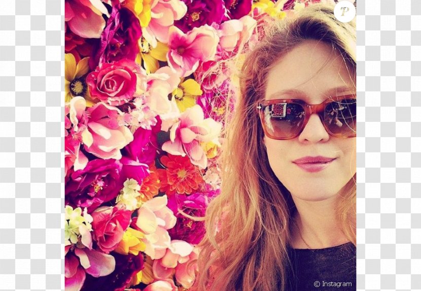 Sunglasses Floral Design Pink M - Heart - Glasses Transparent PNG