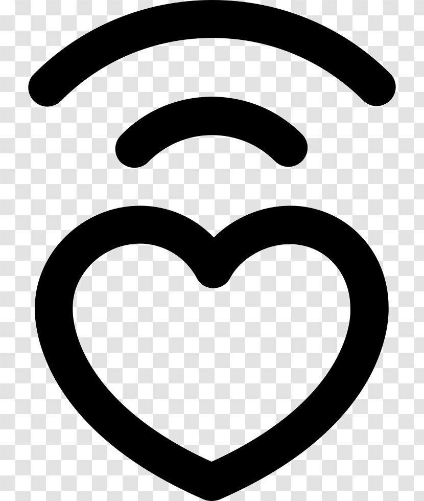 Love Black And White - Heart - Smile Symbol Transparent PNG
