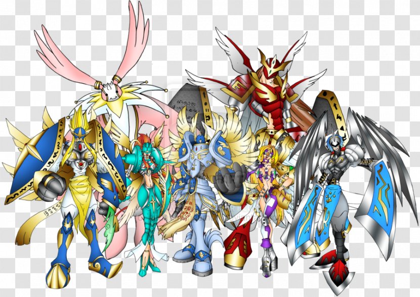 Gatomon Seraphimon Digimon Rumble Arena Angemon - Silhouette Transparent PNG
