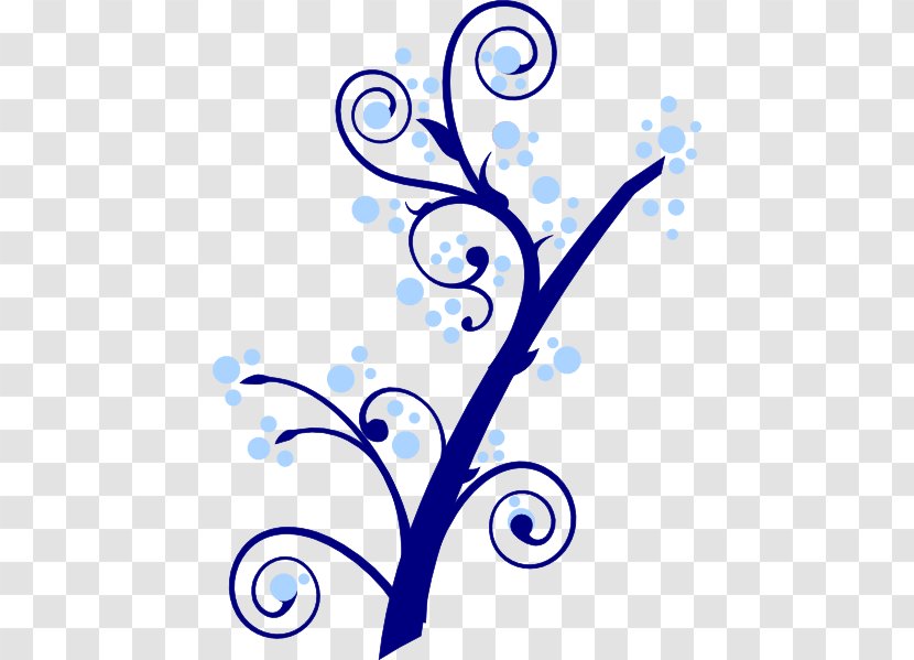 Branch Clip Art - Leaf - Blue Transparent PNG