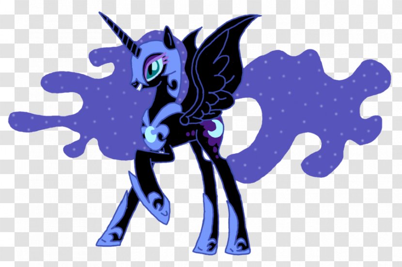 Princess Luna Celestia Pony Sunset Shimmer Equestria - Mythical Creature - BRIGHT MOON Transparent PNG