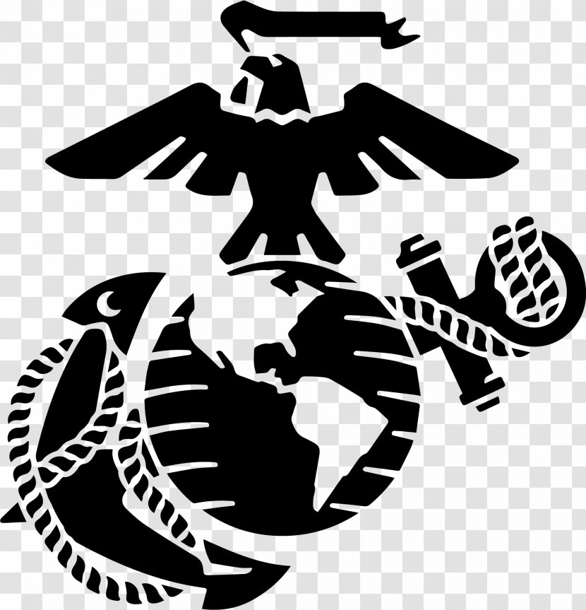 Marine Corps Base Camp Lejeune Eagle, Globe, And Anchor United States Decal Marines - Eagle Globe - Military Transparent PNG