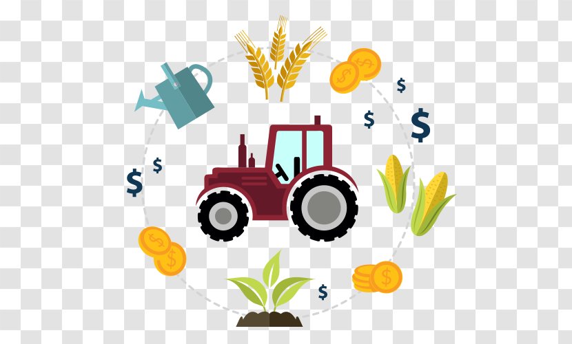 Agriculture Crop Production Equipment Farm Clip Art - Flower - Yellow Transparent PNG