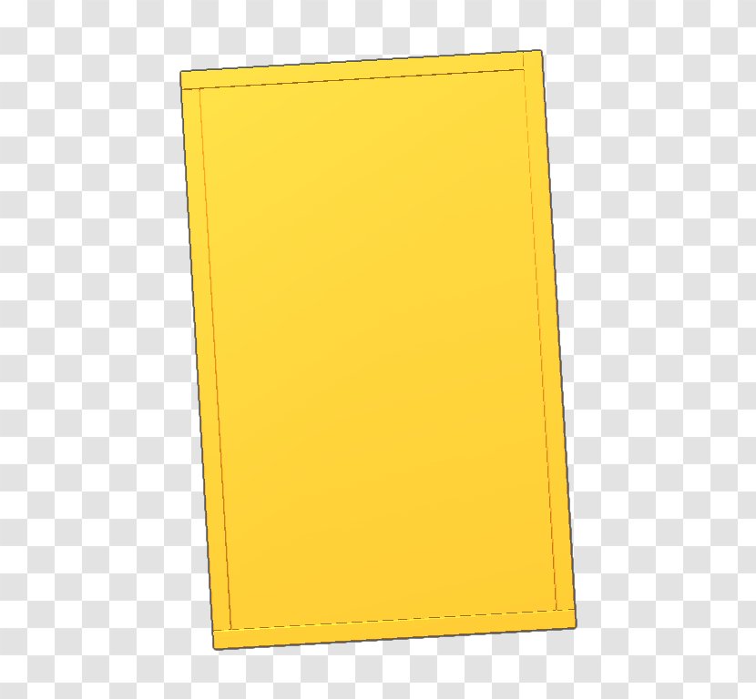 Paper Yellow Envelope Nonwoven Fabric - Printing Transparent PNG