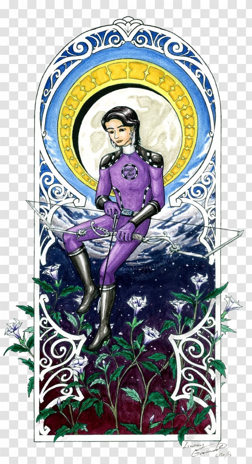 Illustration Poster Cartoon Purple Character - Art - Fictional Transparent PNG