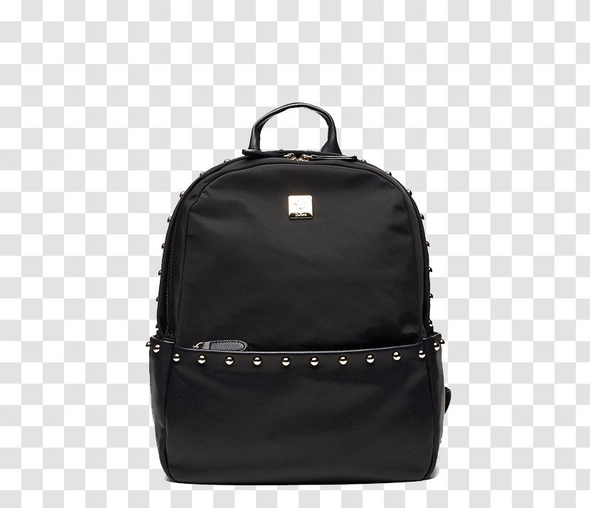 Handbag Leather Backpack Brand - Bag - Daphne Black Transparent PNG