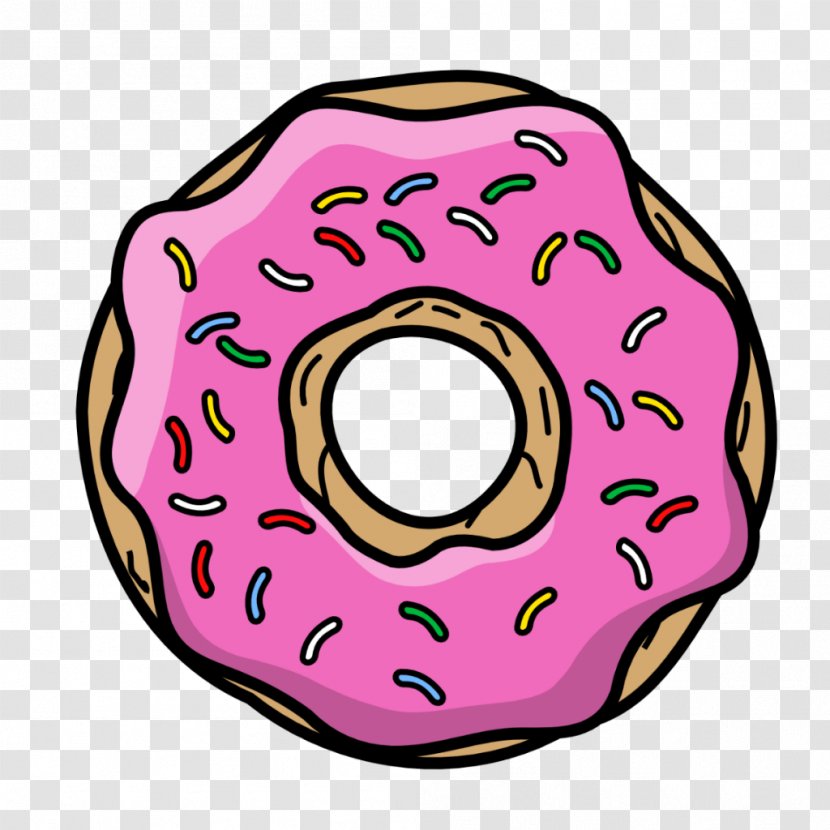 Donuts Homer Simpson Frosting & Icing Coffee And Doughnuts Cartoon - Face - Unicorn Donut Transparent PNG