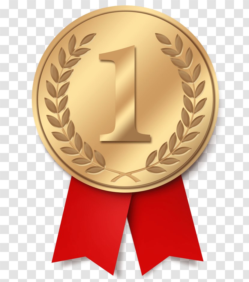 Gold Medal Clip Art Transparent PNG