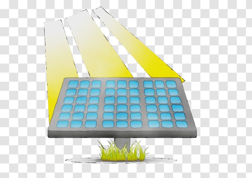 Numeric Keypads Yellow Rectangle Design - Office - Number Transparent PNG