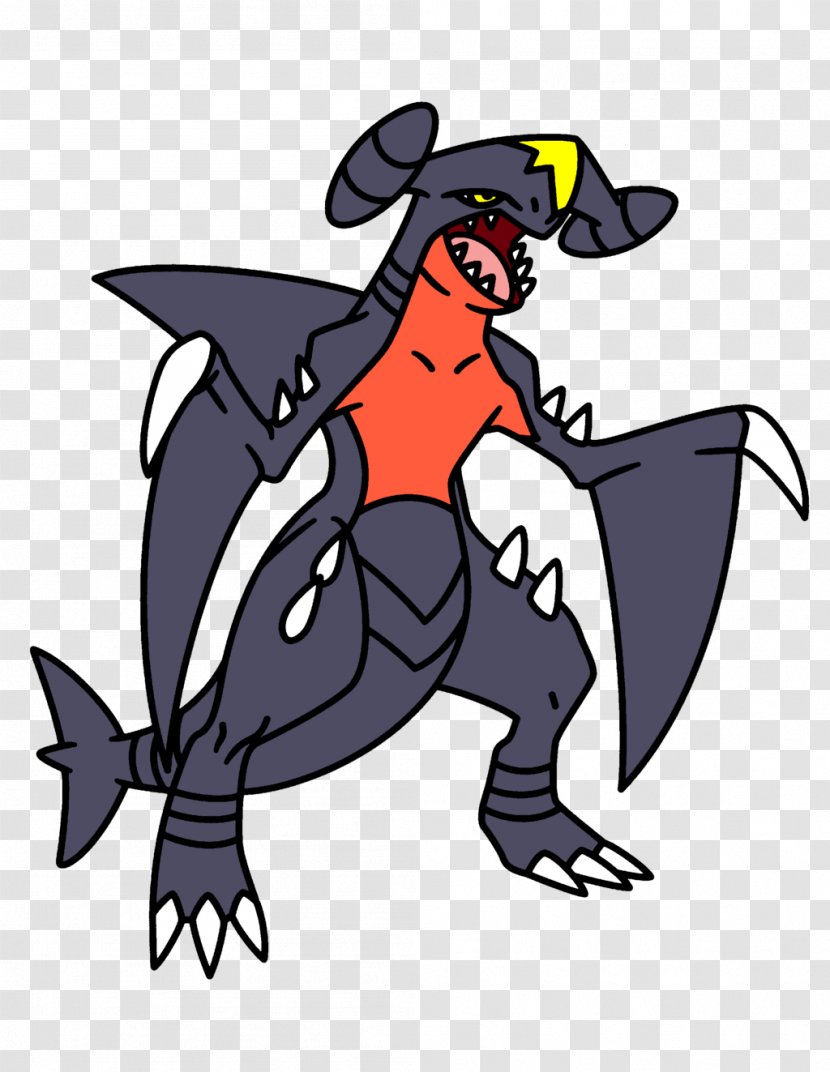 Pokémon X And Y Garchomp Coloring Book - Art - Wing Transparent PNG