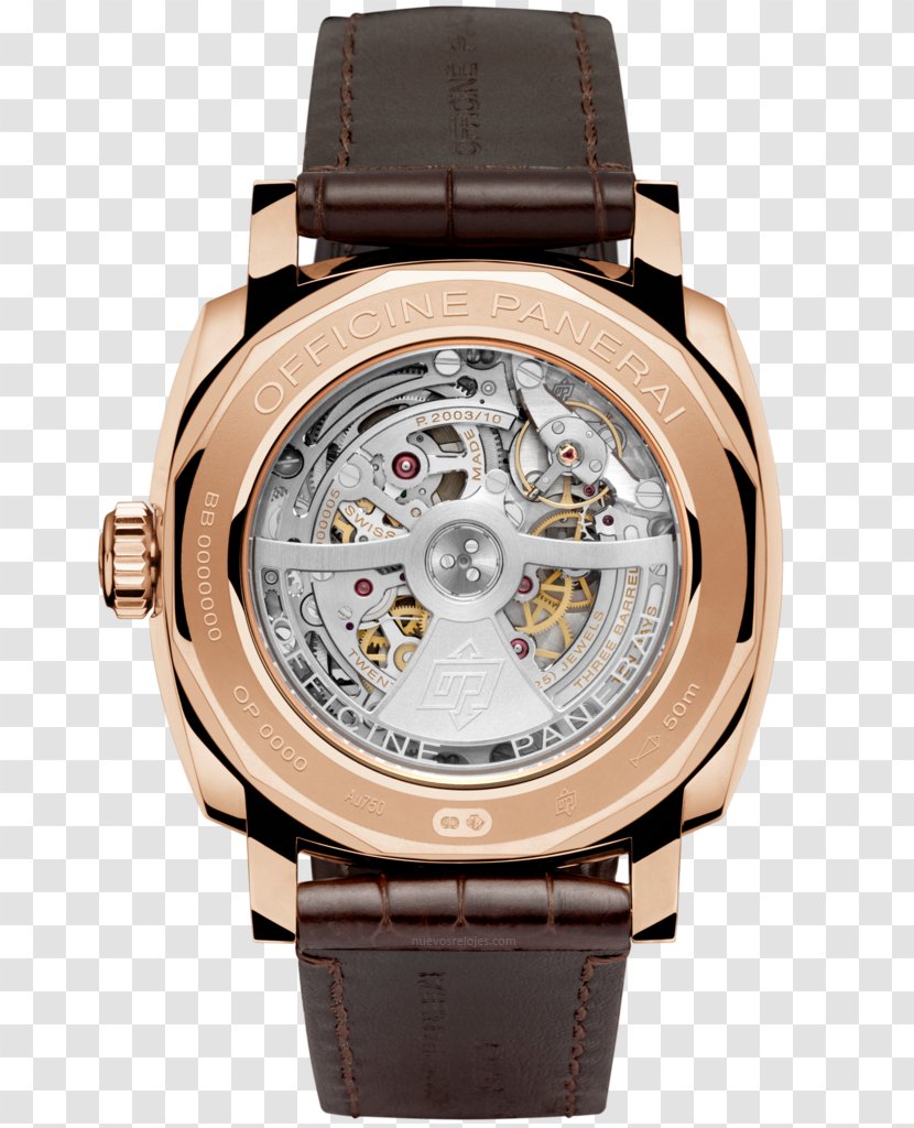 Panerai Watch Radiomir Movement Chronograph Transparent PNG