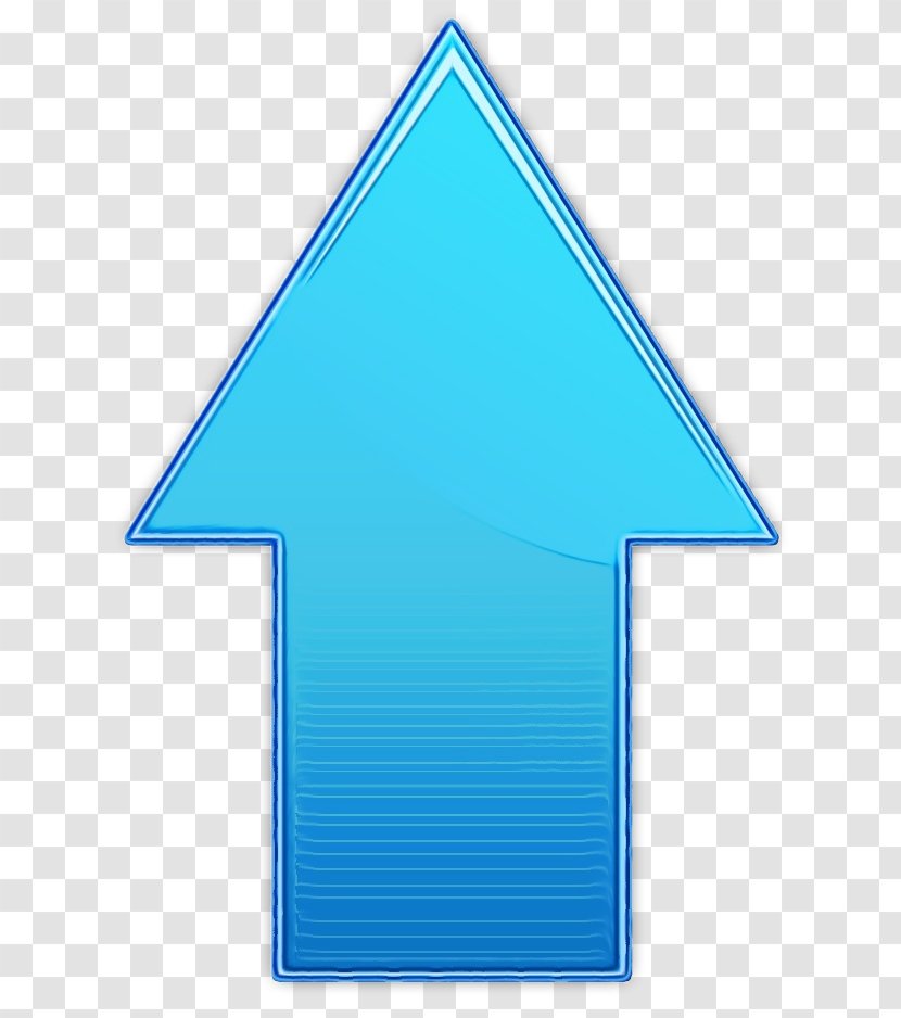 Arrow - Turquoise - Symbol Electric Blue Transparent PNG