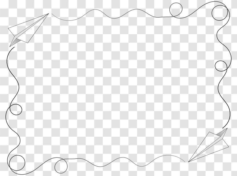 White Black Pattern - Area - And Airplane Pictures Transparent PNG