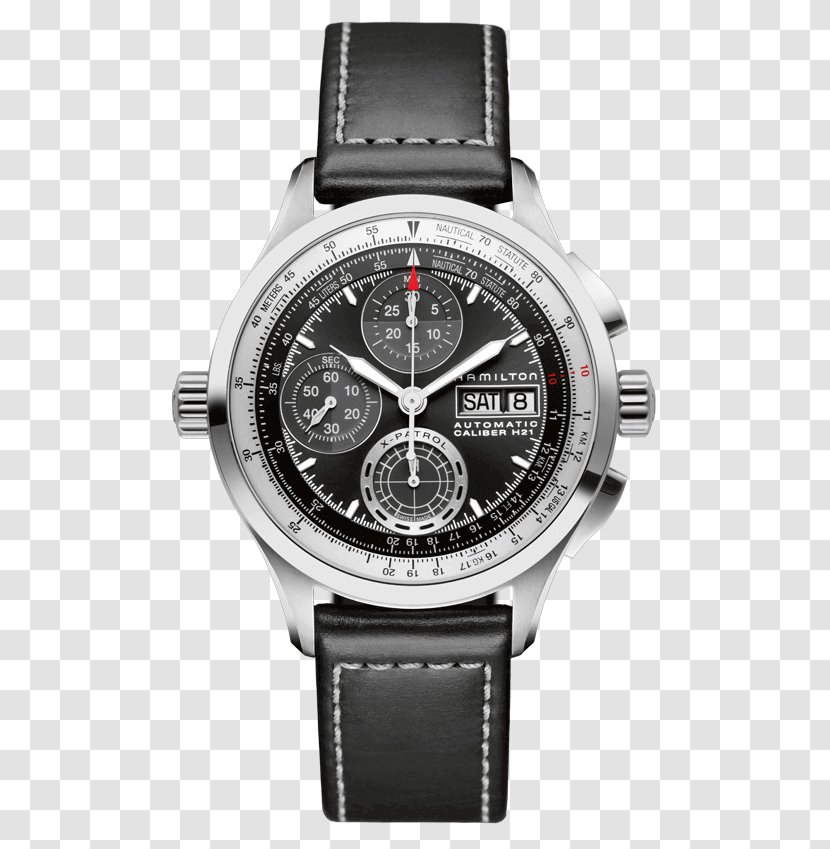 Hamilton Men's Khaki Aviation X-Wind Auto Chrono Watch Company Chronograph Baselworld Transparent PNG