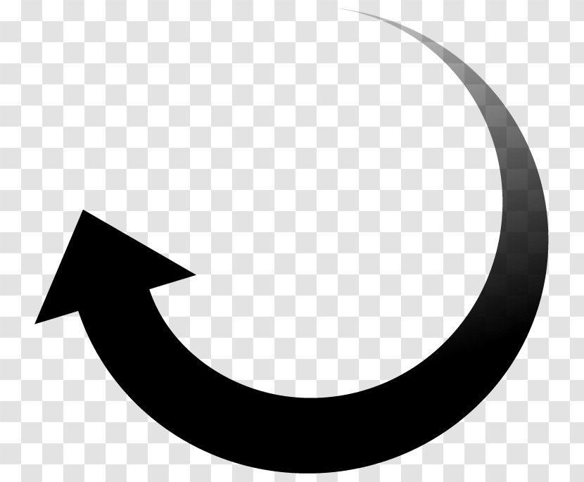 Angle Circle Clip Art Black M - Logo - Blackandwhite Transparent PNG