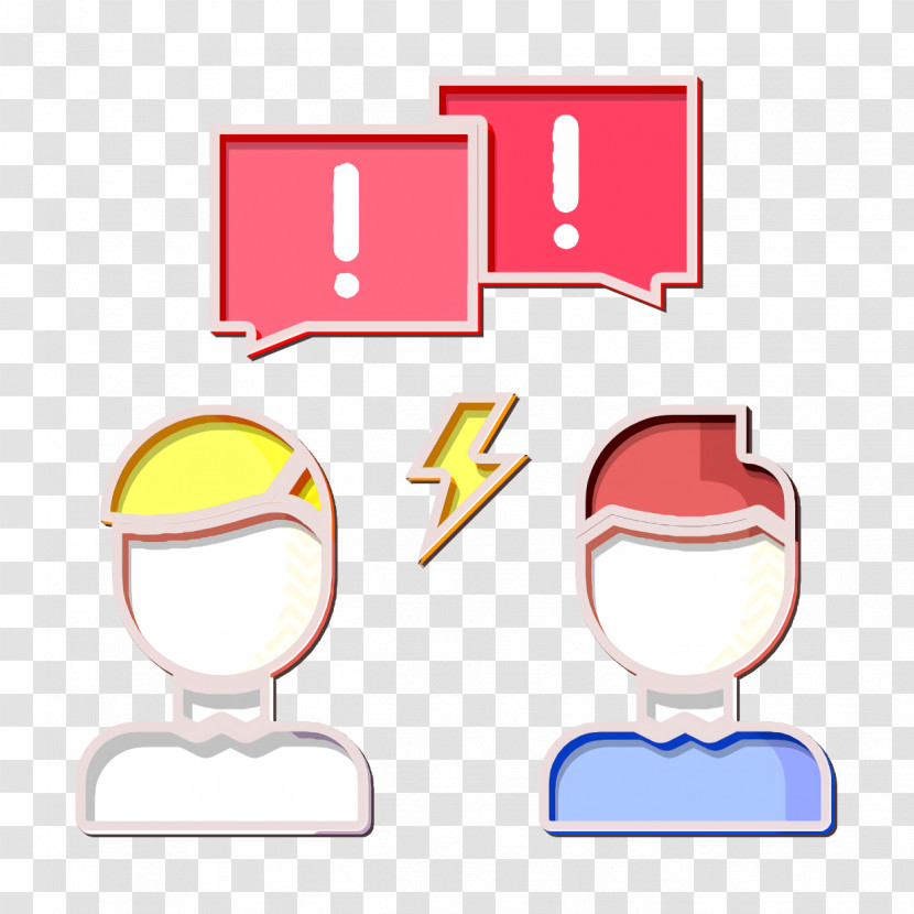 Argument Icon Conflict Icon Blog Icon Transparent PNG