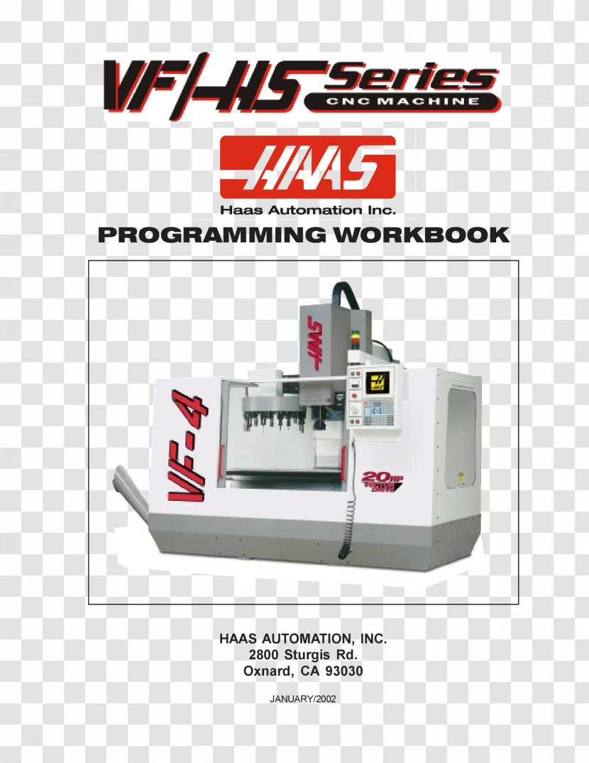 Milling Machine Haas Automation, Inc. Computer Numerical Control Lathe - Gcode Transparent PNG