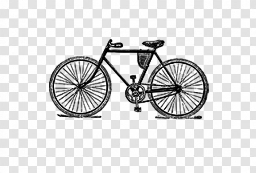 Bicycle Drawing - Pedal - Bike Sketch Transparent PNG